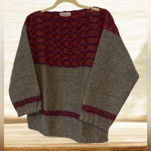 Hand Woven Beautifully Crafted Artisan Made Sweater with Delicate Details
